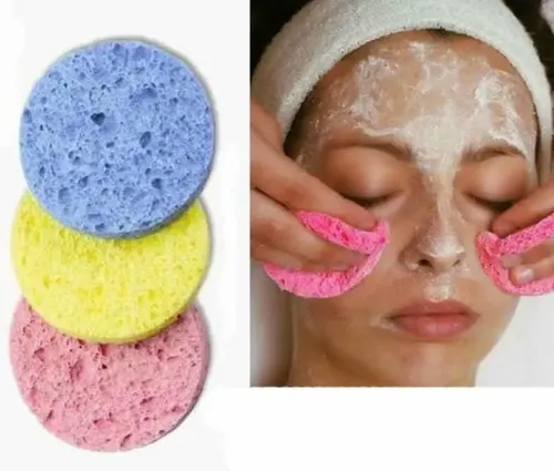 Esponja De Celulosa X2 Limpieza De Cutis Cosmetologia