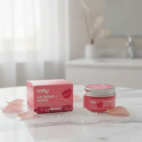 Exfoliante Labios Balsamo Labial Mely Lip Sugar Scrub Rose