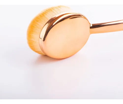 Set 5 Brochas Maquillaje Ovaladas Yoseng Estuche Negro