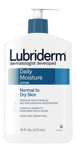 Loción Lubriderm, Hidratante Corporal Diaria, 480 Ml, Vitami