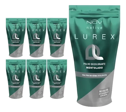 Polvo Decolorante Nov Native Mentolado Lurex 690 Gr Pack X 6