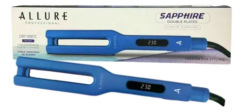 Plancha De Cabello Allure Titanium Doble Placa Pl1050ap