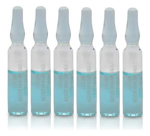 6 Ampollas Acido Hialuronico Hdratante Antiage Apto Dermapen