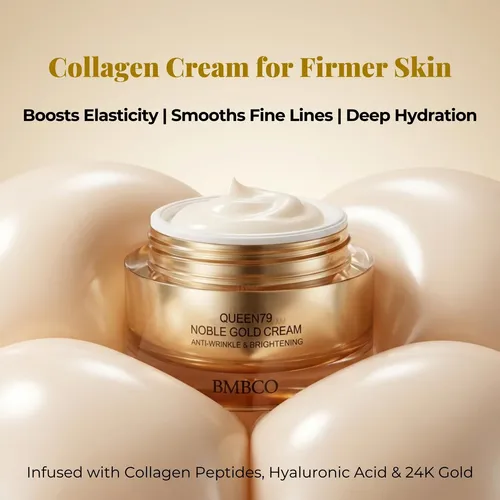 Bmbco Collagen Ceramide Cream With 24k Gold | Anti Aging