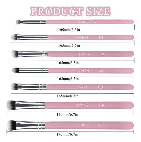 7pcs Eye Makeup Brush Set,portable Eye Brushes,professional