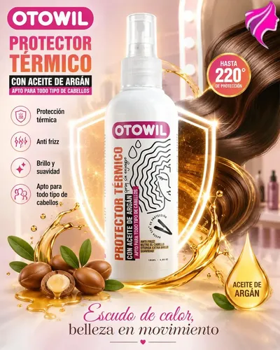 Protector Termico En Spray + Aceite Argan Anti-frizz X180ml