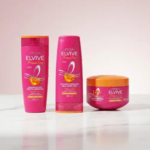 Elvive Dream Liso Rutina Capilar Suavizante