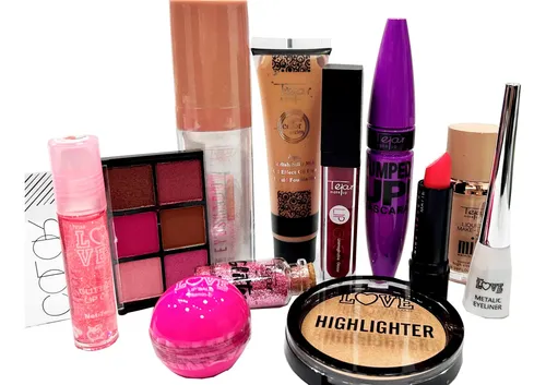 Combo Surtido Maquillaje Tejar 12 Productos