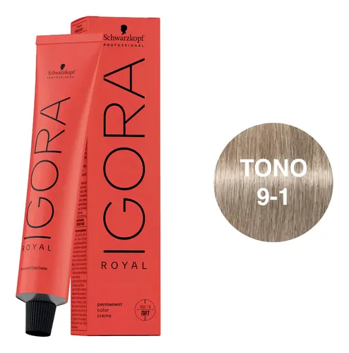 Tintura Schwarzkopf Professional Igora royal Naturals tono 9-1 para cabello