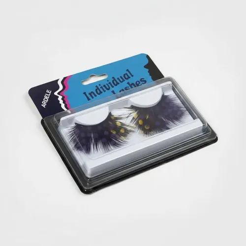2 Pestañas Postizas Pluma Lunares Maquillaje Carnaval  Ydnis