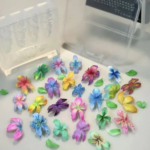 Molde De Silicona Para Pegatinas De Decoración De Uñas En Re