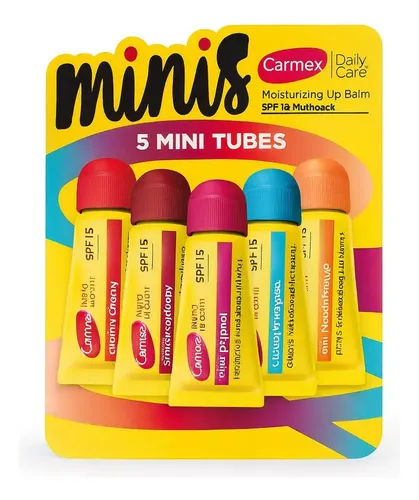 Pack X5 Mini Bálsamo Carmex Protector Solar Lip Amazon