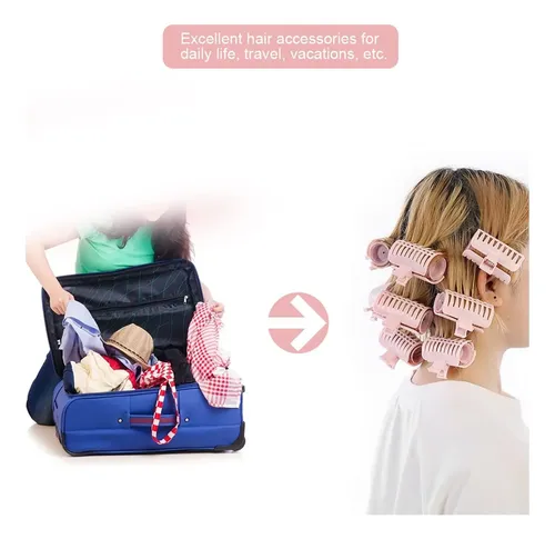 Rodillos Calientes Para Cabello Medio Con Clips Incluidos