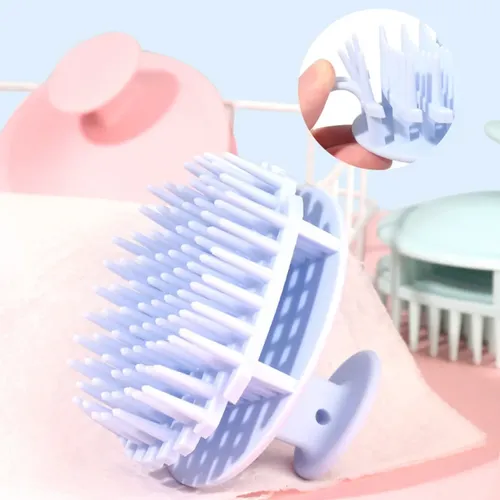 Cepillo De Masaje Para Cabello Húmedo Y Seco, De Silicona