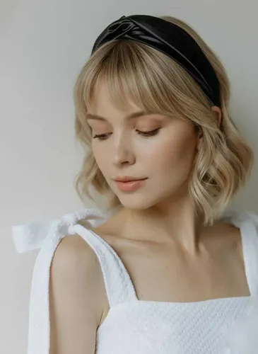 Vincha Tiara Para El Pelo De Saten Antifrizz