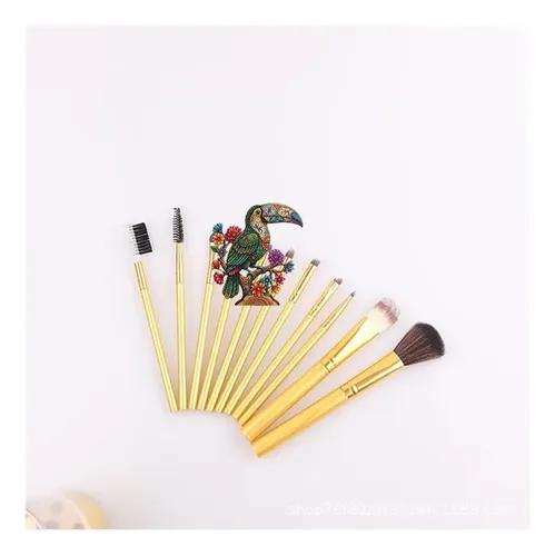 2 Juegos De 12 Brochas De Maquillaje De Nailon.