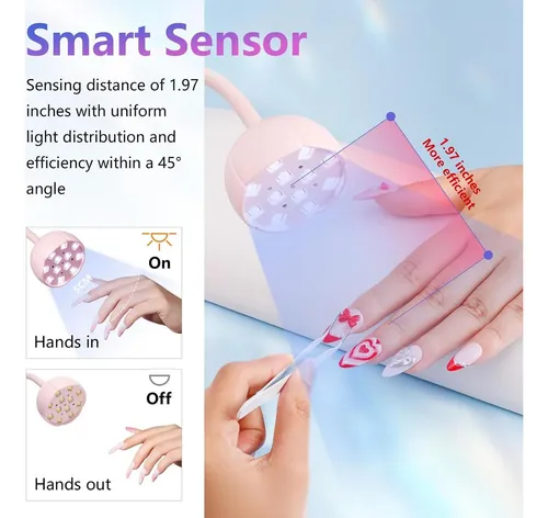 Lámpara Uv Led Makartt Gooseneck 12w Para Uñas