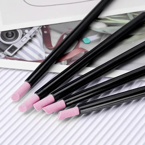Lima De Cuarzo Para Uñas – 5 Piezas Para Cutículas Y Gel Uv Black  5pcs