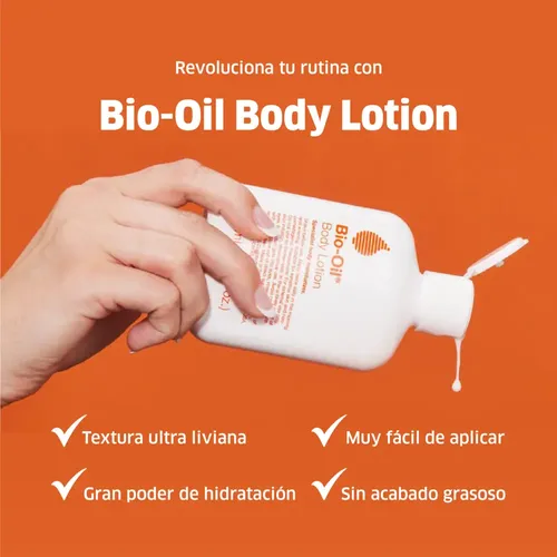 Bio Oil Body Lotion Hidratación Profunda Liviana Loción Corporal X 175ml