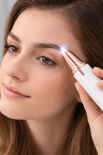 Lapiz Depilador Eléctrico Para Cejas Vello Facial Portátil