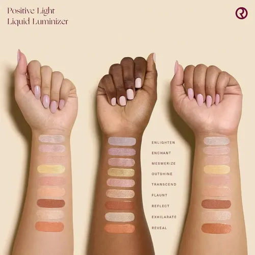 Mini Positive Light Liquid Luminizer Rare Beauty Tono Del Maquillaje Exhilarate