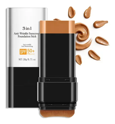 Corrector Y Maquillaje 3 En 1, Antiarrugas,
