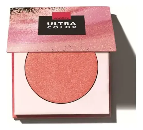 Avon Ultra Color Rubor En Polvo Tono Coral Iluminado