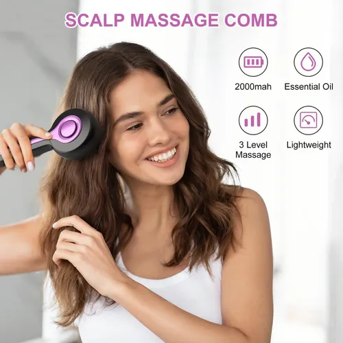 Cepillo Masaje Cabello Peinado Cuero Cabelludo
