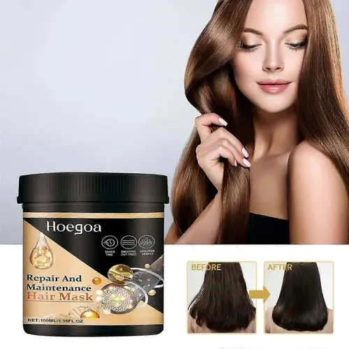 Mascarilla Capilar Nutritiva Y Reparadora Hoegoa. Seco, Encr