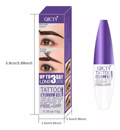 Gel Para Colorear Cejas Pelable, Impermeable, De Secado Rápi
