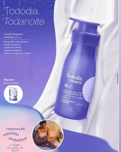 Repuesto Hidratante Nocturno Té Manzanilla Lavand Td Natura