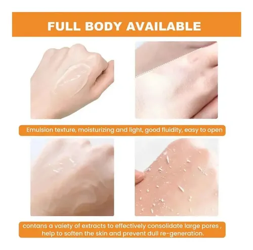 ! Gel Exfoliante C Hidratante De Naranja Para La Piel Y El*