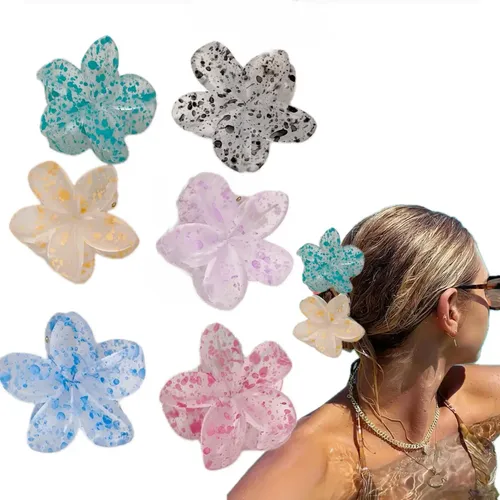 Pinzas Para El Pelo Flores Para Cabello Accesorios Cabello 6