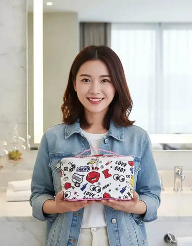 Neceser Porta Cosmeticos Maquillaje Brochas Bolso Estuche Color Veoquiero