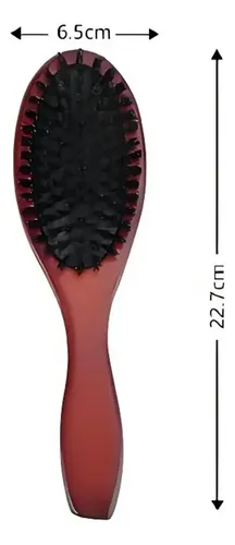 Cepillo De Pelo Cerdas Jabalí Natural Para Barba Y Cabello
