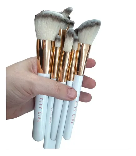 Set X10 Brochas Kabuki Base P/ Brochas Shining You City Girl