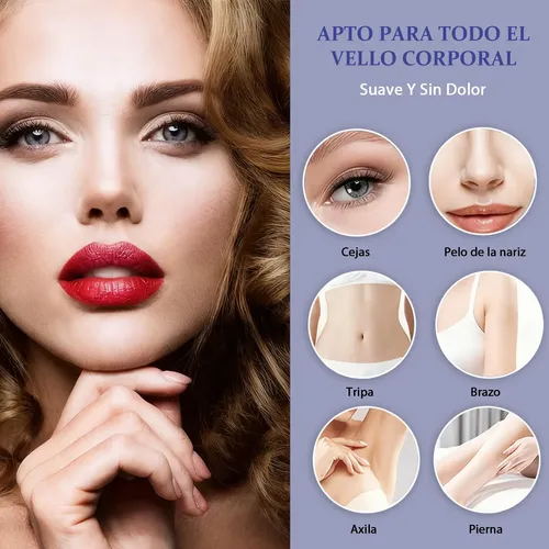 Depiladora Facial 2en1 Rasuradora Eléctrica Mujer Cara Hh Tt