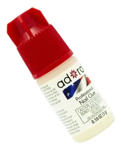 Pegamento Para Uñas Adoro Nail Glue Tips Esculpidas 3g Secado Rápido