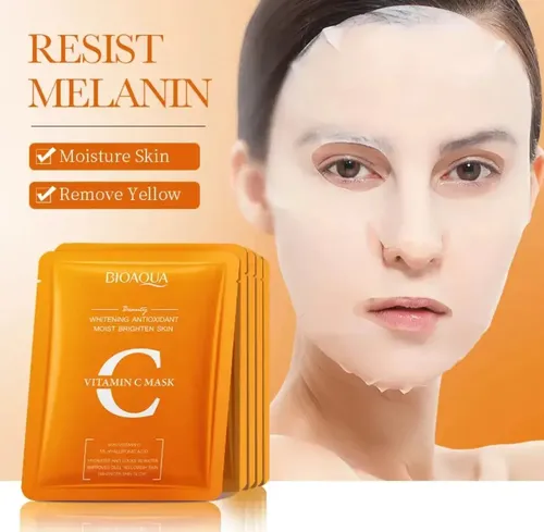 Pack X5 De Mascarillas Facial Bioaqua Surtidas 100% Premium