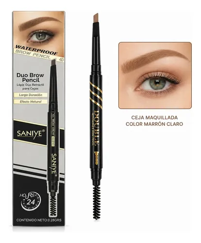 Saniye Lapiz Crayon Delineador Para Cejas Con Cepillo