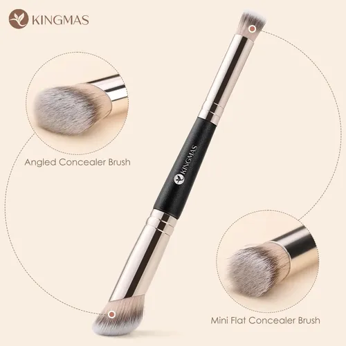 Brocha De Maquillaje Kingmas Para Base O Corrector, 2 Unidad