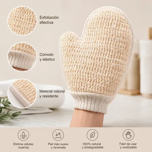 Guante Exfoliante Para Piel Tratamiento Queratosis Pilaris