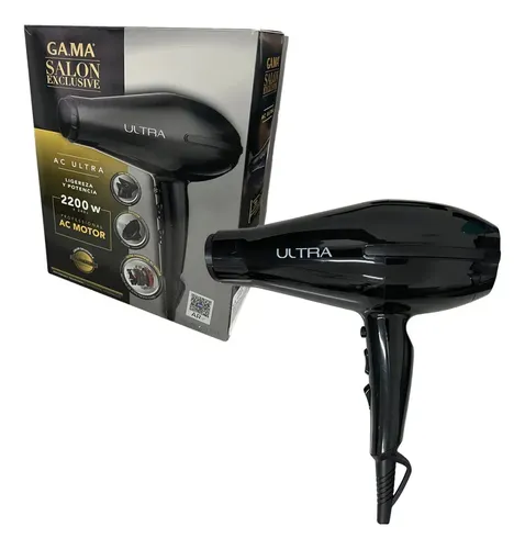 Secador de Pelo Gama Professional AC Ultra 2200W Negro