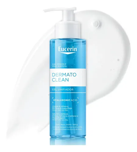 Eucerin Dermatoclean Gel Limpiador Facial X200 Ml