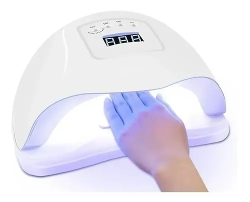 Cabina Secado Uv Led Uñas Esculpidas Semipermanentes Daikon Color Blanco