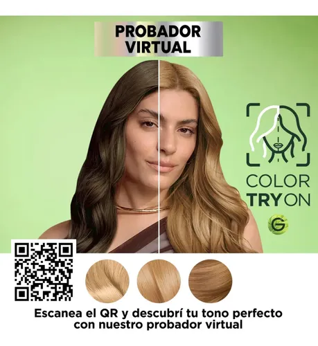 Kit De Tintura Permanente Nutrisse De Garnier Tono Tono 70 Almendra