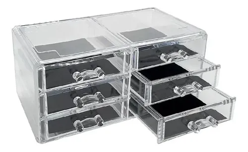 Organizador De Maquillaje De Acrílico Con 6 Cajones O01514