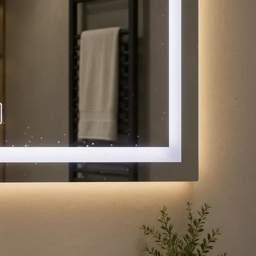 Espejo Led Rectangular Elicar Horizontal Touch 60×80 Baño