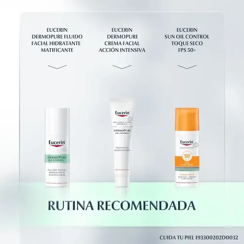 Eucerin Dermopure Oil Control Gel Limpiador Facial X200ml