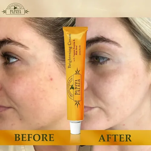 Crema Aclarante Orgánica Papaya Piel Luminosa Manchas Rostro Normal A Seca Noche